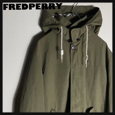 Fred Perry Vintage Caqui Verde Mods Abrigo S Chaqueta de Algodón Verde - Imagen 1 de 4