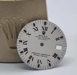 Rolex Vintage Refinished White Dial for Datejust Quick Set signed Beyeler Good - Bild 1 von 7