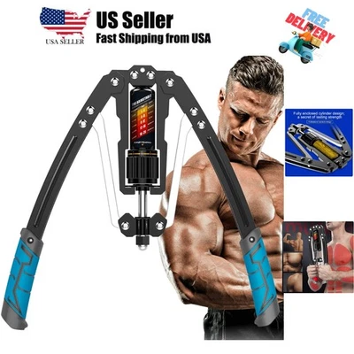 Ejercitador de brazo Twister - Potencia hidráulica ajustable 22-440 lb, expansión de pecho en casa... Foto 1 de 4