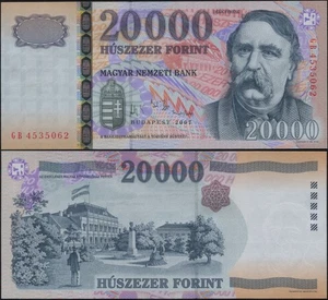Hungary Banknote 20000 forint 2007 Unc Cat# P.193d - Picture 1 of 1
