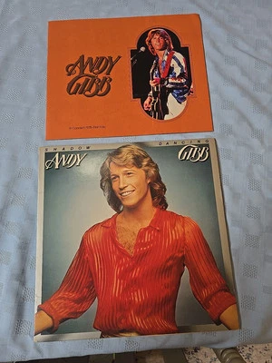 Andy Gibb In Concert Tour Program, 1978 First Folio & Shadow Dancing LP RS1-3034 - Image 1 of 4