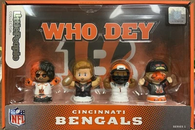 CINCINCINNATI BENGALS JOE BURROW JA'MARR CHASE FISHER-PRICE LITTLE PEOPLE COLLECTOR Foto 1 de 3