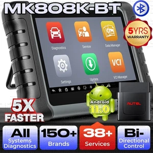 Autel MaxiCom MK808K-BT Outil diagnostics Systèmes Complète Français Bluetooth - Picture 1 of 14