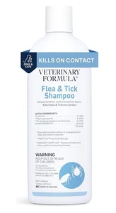 Champú antipulgas y garrapatas fórmula veterinaria para perros y gatos, 16 oz - Imagen 1 de 4