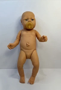 Vintage 17 “ Anatomically Correct Newborn Doll GIRL Realistic Looking Pacifier - Picture 1 of 12