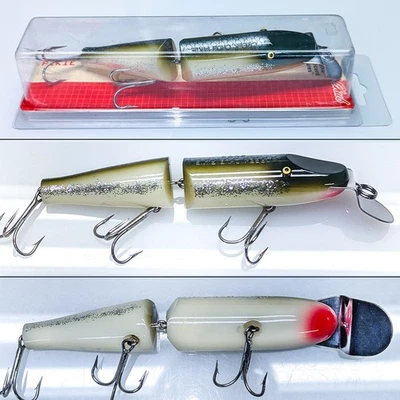 MUSKY-SIZE JOINTED CREEK CHUB CLASSIC PIKIE- SILVER FLASH-UNFISHED-FACTORY FRESH - Image 1 of 4