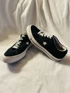 Converse One Star Low Black Suede Women’s 6 Men’s 4 - Bild 1 von 9