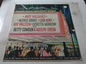 Music From Shubert Alley VG++ Original DG Promo Mono Sinclair Comp Record 1959 - Picture 1 of 4