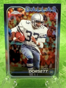 Tony Dorsett - Refractor - 2024 Topps Chrome Football #40 Dallas Cowboys - Picture 1 of 11