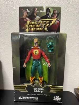 2009 DC Direct Justice Society Alan Scott JSA Golden Age Green Lantern 7” Figure - Imagem 1 de 4