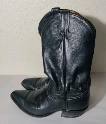 Tony Lama 6158 Botas de Cuero Negras US 9 D Mujer  Foto 1 de 4