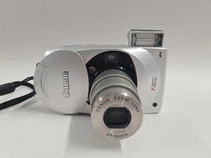 Canon Sure Shot Z90W Instant Camera 28-90mm Zoom Lens Silver Vintage - Picture 1 of 15