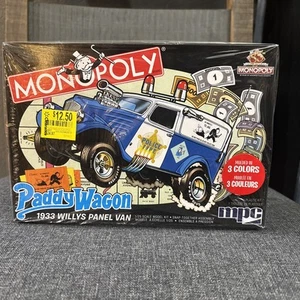 MPC Monopoly Paddy Wagon 1933 Willys Kastenwagen 1:25 Plastik Modellauto Bausatz - Bild 1 von 7