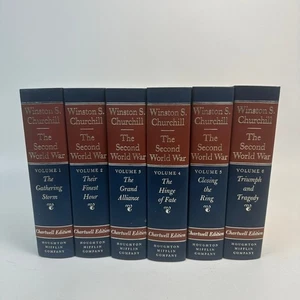 The Second World War Winston Churchill Chartwell Edition 6 Volume Set History - Bild 1 von 14