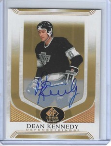 2020-21 SP Signature Edition Legends Gold Spectrum Foil AUTO #164 Dean Kennedy