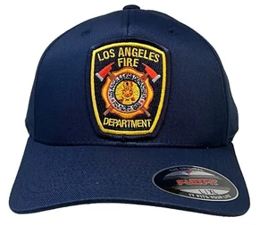 LAFD LOS ANGELES FIRE DEPARTMENT MÜTZE NAVY FLEXFIT GRÖSSE L/XL - Bild 1 von 5