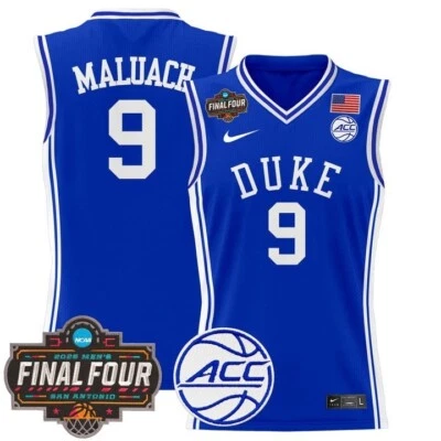 Men's Duke Blue Devils 2025 Final Four Patch Jersey Khaman Maluach - Image 1 of 4