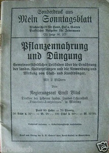 Pflanzennahrung und Düngung Ernst Vital alt! - Bild 1 von 1