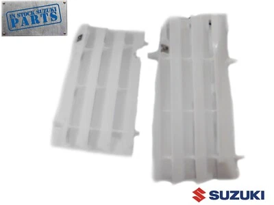 Par de protectores de persianas de radiador 2008-2017 Suzuki RMZ450 RMZ RM-Z 450 RMX OEM Foto 1 de 4