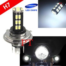 H7 Samsung (1 Pc) LED 30 SMD White Xenon 6000K Headlight Light Bulb Motorcycle