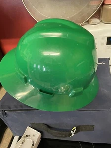 Grüner harter Hut Schutz Sicherheit vorsichtig sein Melonenabdeckung Gehirnsicherheit NEU - Bild 1 von 2