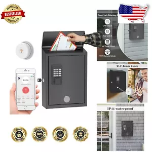 Waterproof Mailbox with Multiple Unlock Options - Ideal for Packages & Letters - Picture 1 of 8