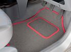 Car Mats for Renault Grand Espace 1997 to 2003 Tailored Grey Carpet Red Trim