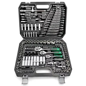 151pcs Drive Socket Set, 1/2 1/4 3/8 Ratchet Wrench Set tool for Maintenance - Picture 1 of 8