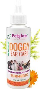 Ear Care for Pet Mite & Yeast Infection Treatment for Dogs & Cats Herbal Drop