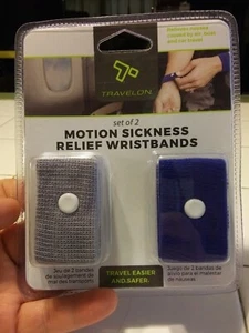 Travelon Motion Sickness Relief Wristbands 2 Packs New - Picture 1 of 1