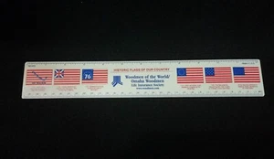 Vtg Woodmen of the World Omaha Woodman Ruler Flags of the USA +Presidents Shrub - Picture 1 of 8