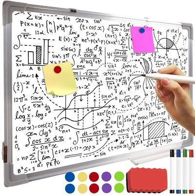 MAALEO Magnetisches Whiteboard 60x40 cm 4 Marker 10 Magneten Magnettafel 24325