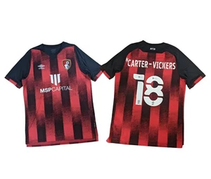Maglietta Umbro autentica casa Cameron Carter-Vickers AFC Bournemouth 20/21 - Foto 1 di 10
