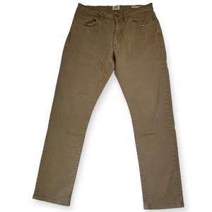 Flint and Tinder Pants Men 30x30 Beige Slim Fit 5 Pocket Cotton - Picture 1 of 6