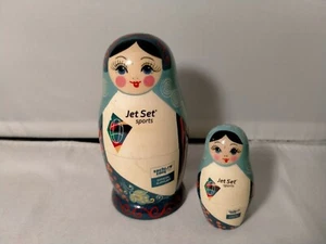 Matryoshka 2-Dolls Collectible – Sochi Russia Olympics – Jet Set Sports (2021A) - Picture 1 of 12