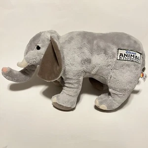 14" BIG DISNEY WORLD LAND GRAY ELEPHANT STUFFED ANIMAL KINGDOM PLUSH SOFT TOY - Foto 1 di 9