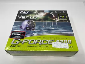PNY Technologies GeForce 6200 128mb DDR Graphics Card NEW IN SEALED ORIGINAL BOX - Picture 1 of 6