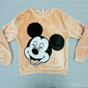 Disney Mickey Mouse Sweatshirt Orange Youth Size L/G (11-13) - Picture 1 of 9