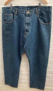 AZTEC Blue Jeans Straight Leg Tough Worker Heavy Duty Waist 42” Leg 29” - Picture 1 of 13