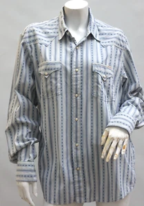 Men's Lucky Brand Western Shirt Button Down Shirt Cowboy Ranchwear - Picture 1 of 9