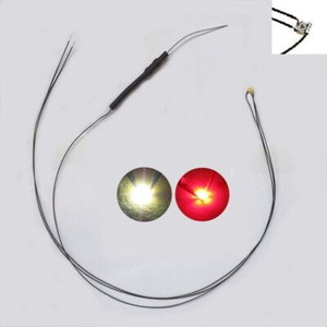 DUO LED SMD 0605 warmweiß / rot mit Kabel Lichtwechsel digital 10 Stück S272