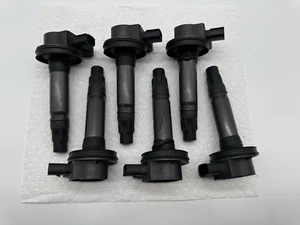 OEM 6 IGNITION COILS 2013 2014 2015 Ford Mustang Edge F-150 V6 7T4E-12A375-EE - Picture 1 of 8