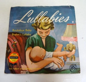 Lullabies Vinyl RARE 45 Brahm's Lullaby Rockabye Baby Cricket Records - Picture 1 of 4