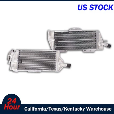 Radiadores de aluminio para motocicleta Kawasaki KX125/KX250 1992-1993 (izquierda + derecha) Foto 1 de 4
