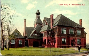 Postal del Ayuntamiento East Providence Rhode Island B24 - Imagen 1 de 2