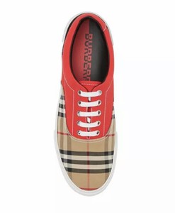 burberry shoes red