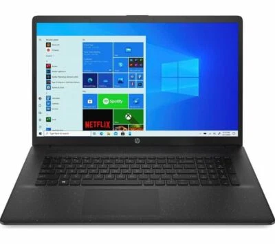 HP 17-cn0524na 17.3" Laptop - Intel Core i3 11 gen, 8GB 512 GB SSD, Black - Image 1 of 3