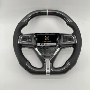 For 2016+ Maserati Ghibli Quattroporte GTS Custom Carbon Fiber Steering Wheel - Bild 1 von 9