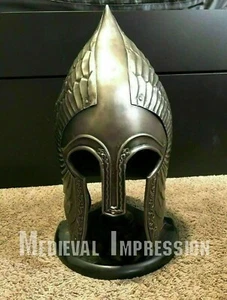 Casco de Guardia Fuente Medieval Señor del Anillo Casco Medieval Acero Gondor, - Imagen 1 de 4