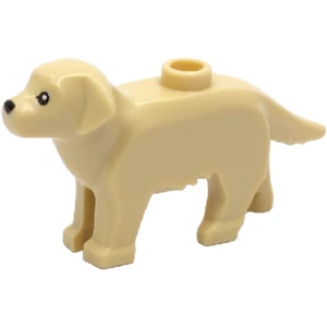 Lego Figur Tan Dog, Labrador / Golden Retriever - 69962pb01 - Bild 1 von 1